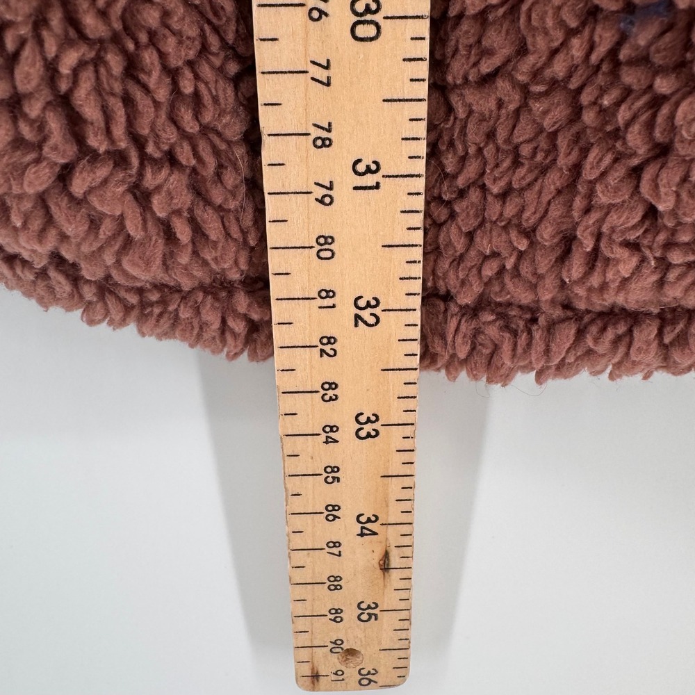 Lululemon Oh So Sherpa Pullover Women 4 Dusty Rose Funnel Neck Fleece LW3FIBS - Picture 5 of 8
